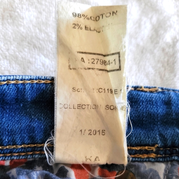 CAMBIO denim jeans skinny pacific scratch 28 - Picture 10 of 14